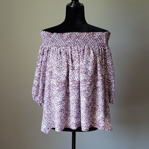 LOFT Tops - LOFT Off Shoulder Blouse